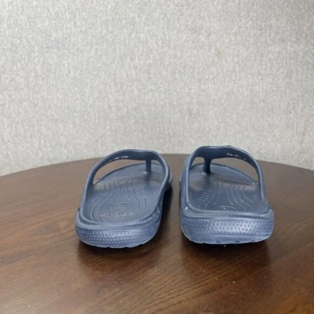 Crocs Baya Sandals Women's 7 Blue Comfort Thong Flip Flop Slip On‎ Water Shoe